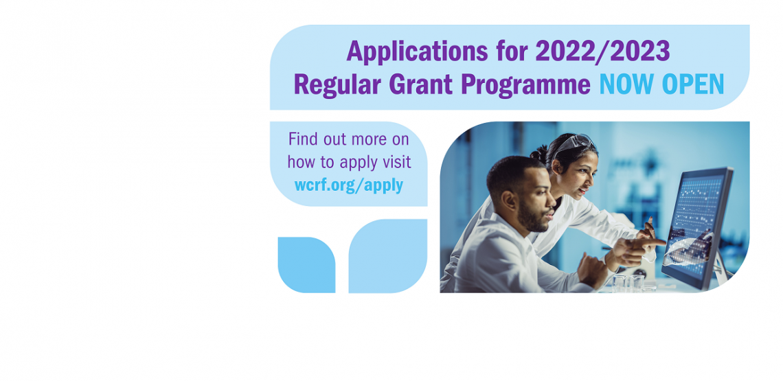 WCRF 2022-23 Grants Programme